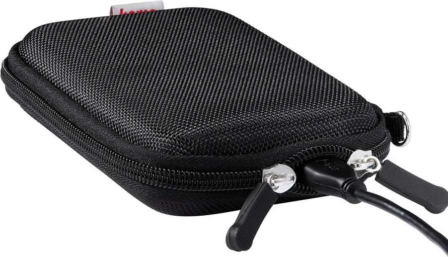 Mbështjellës Hama për hard disk të jashtëm 2.5 inç, i zi