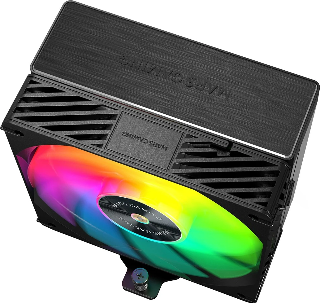 Kasë ftohëse për procesor TACENS Mars Gaming MCPUX5ARGB, 12 cm, RGB, e zezë