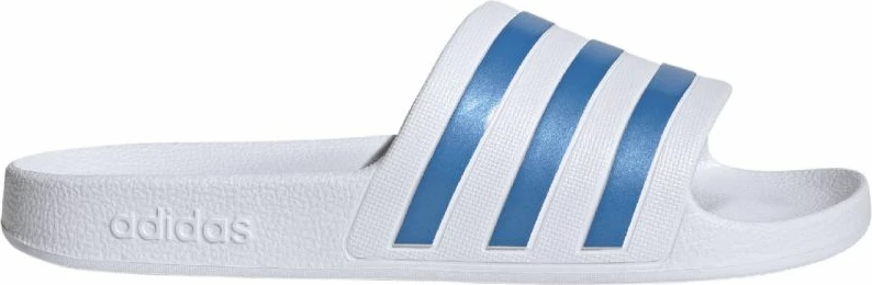 Papuqe për not adidas Adilette Aqua, të bardha dhe blu