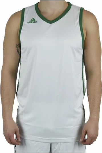 Maicë adidas për meshkuj, e bardhë