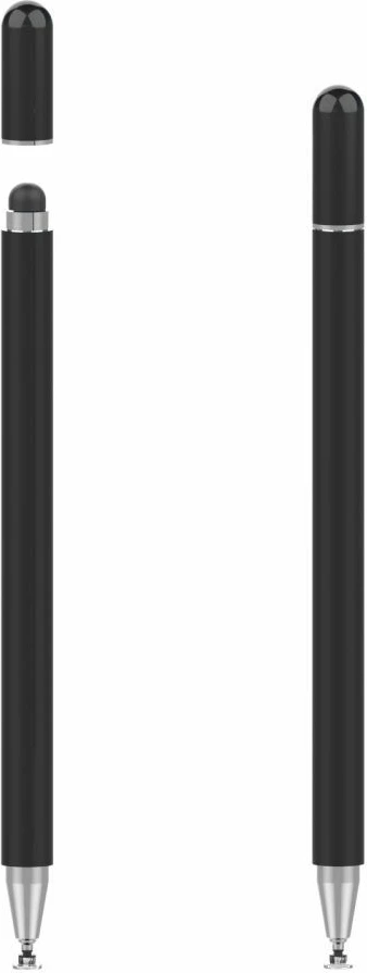 Stylus Tech-Protect Charm, për tabletë/smartphone, Bardhë/Argjendtë