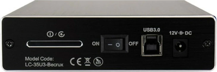 Kasë e jashtme LC-Power LC-35U3-Becrux, 3.5", Serial ATA, e zezë