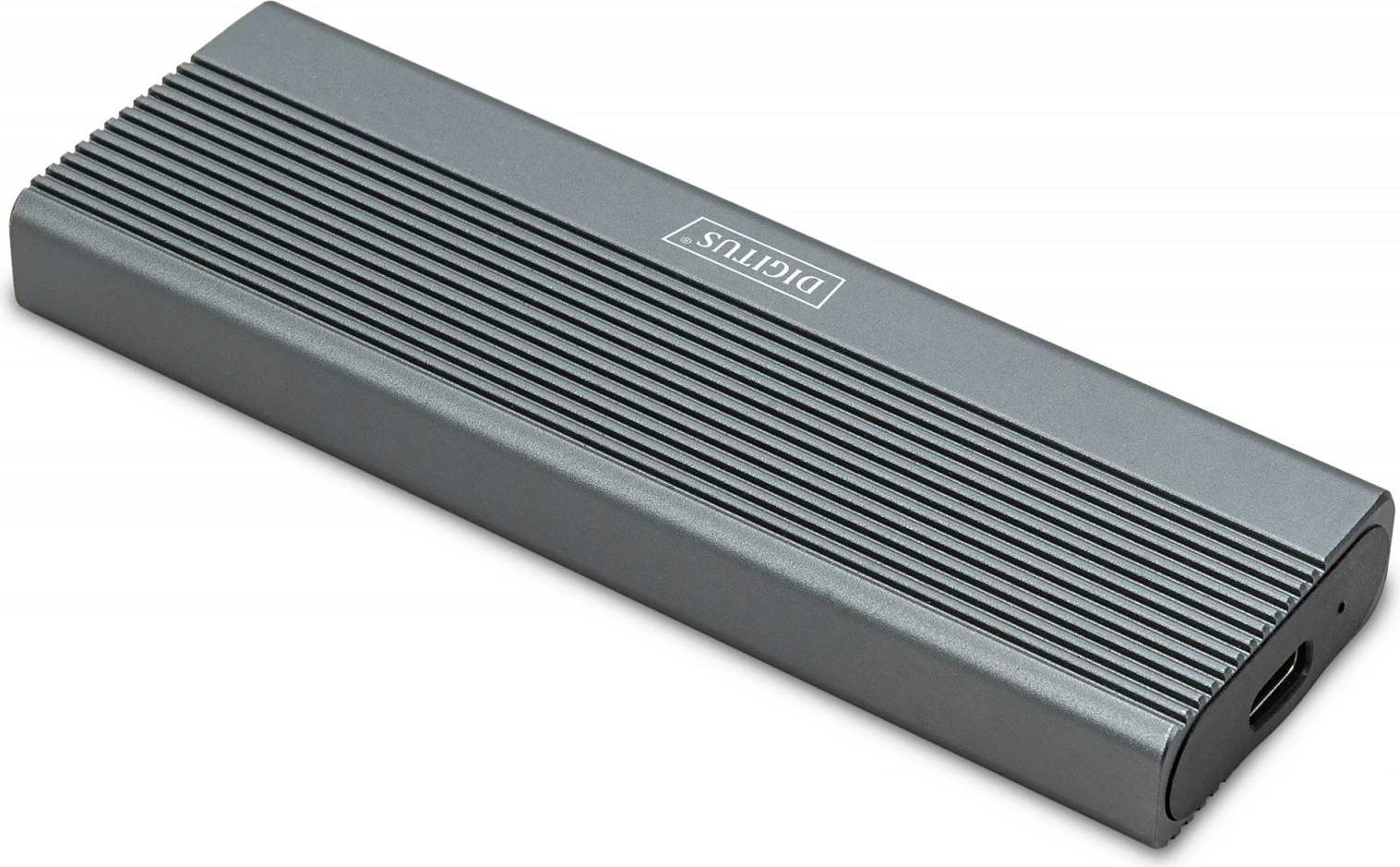Kasë Digitus DA-71154 për SSD M.2 SATA, USB 3.1, Alumini, Gri
