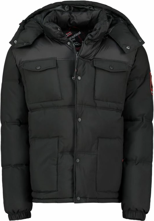 Jakne për meshkuj Geographical Norway, e zezë