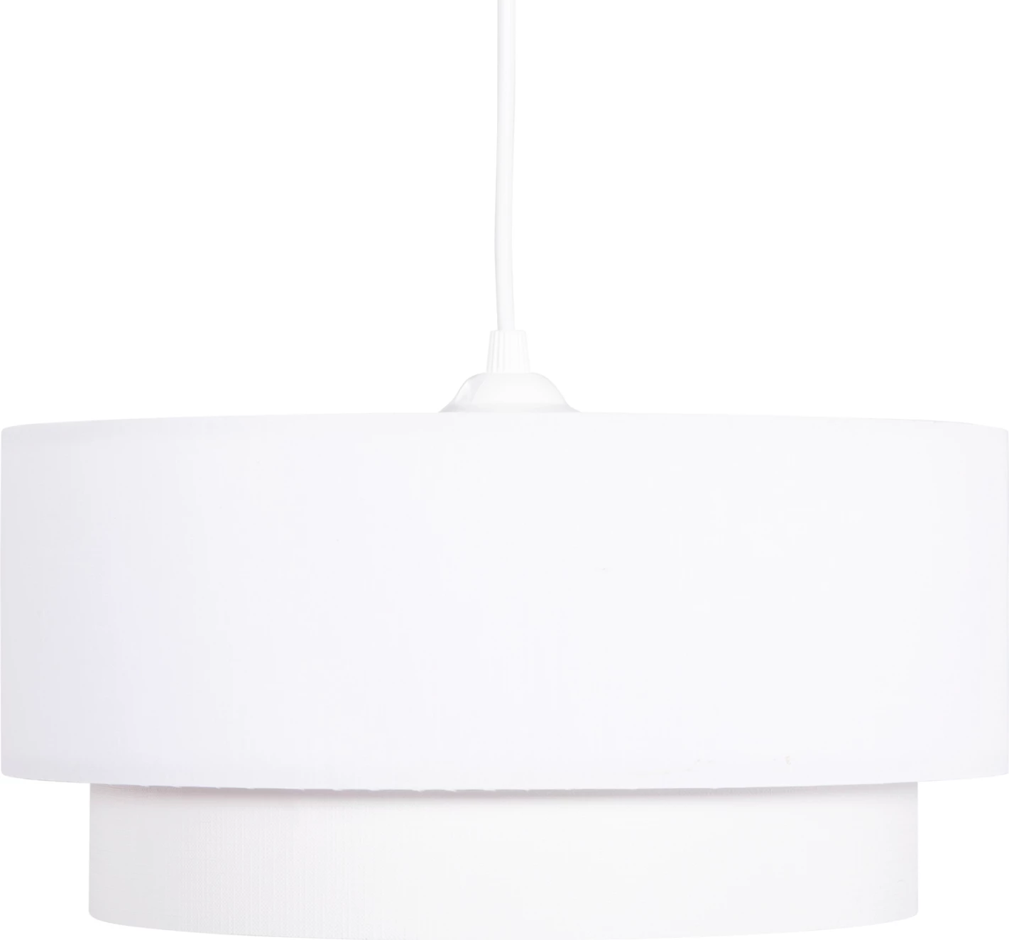 Llambë varëse cilindrike KRIKS FH4707.01 PVC e bardhë Φ30x70H cm