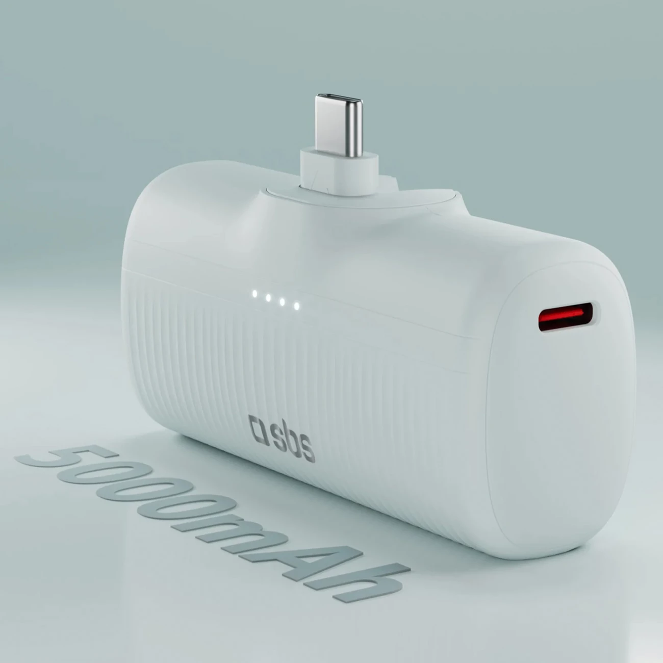 Powerbank SBS EcoPower 5000 mAh, USB-C, 10W, Gri