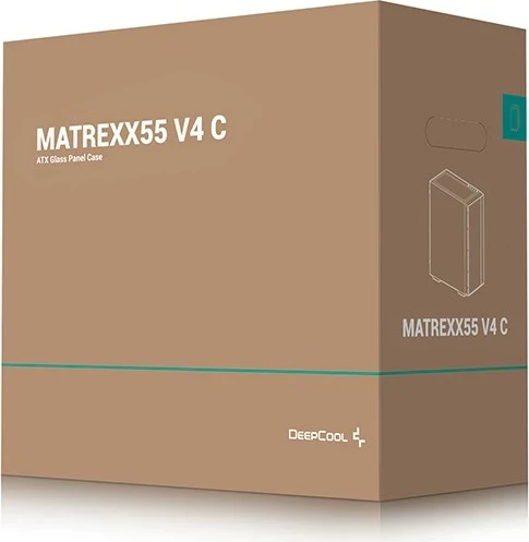 Kasë DEEPCOOL MATREXX55 V4 C, Midi Tower, E zezë