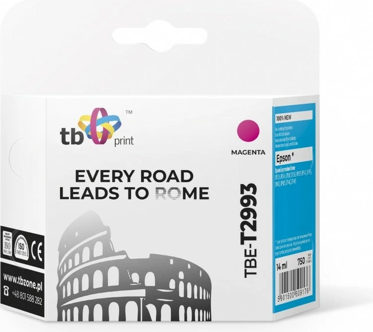 Toner TB Print TBE-T2993 për Epson XP 235/245/247/332/335/342/345/432/435/442/445, Magenta