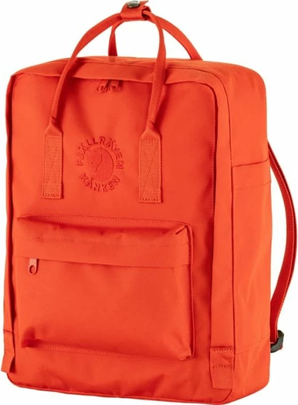 Çantë shpine Fjallraven Re-Kanken, portokalli