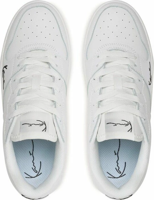 Këpucë Karl Kani për femra, të bardha