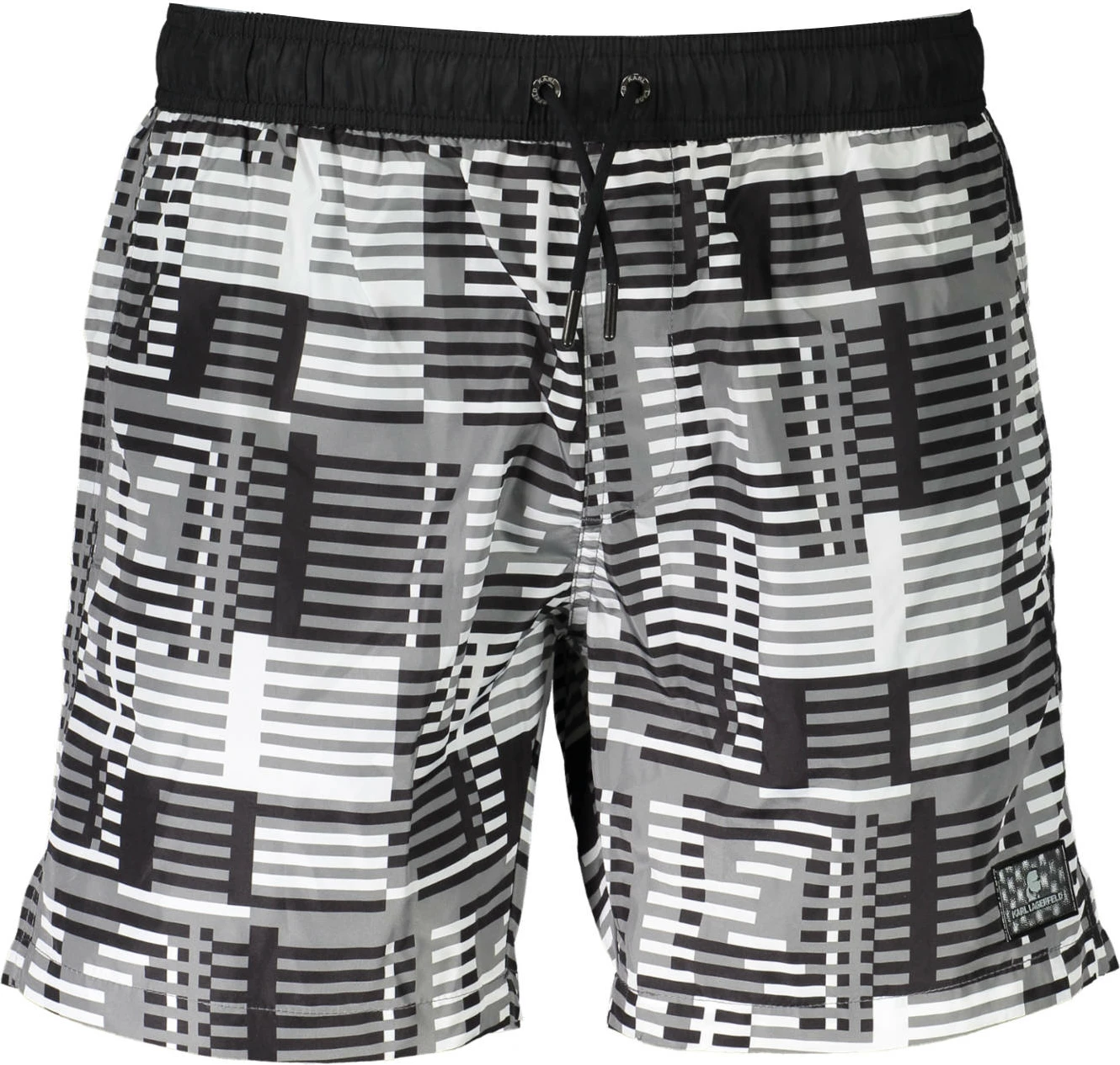 Boxer deti për meshkuj KARL LAGERFELD BEACHWEAR, të zeza