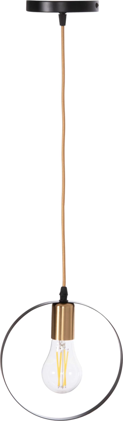 Llambë tavani varëse KRENT, e zezë-ari, FH7425.11, 20x4x125cm