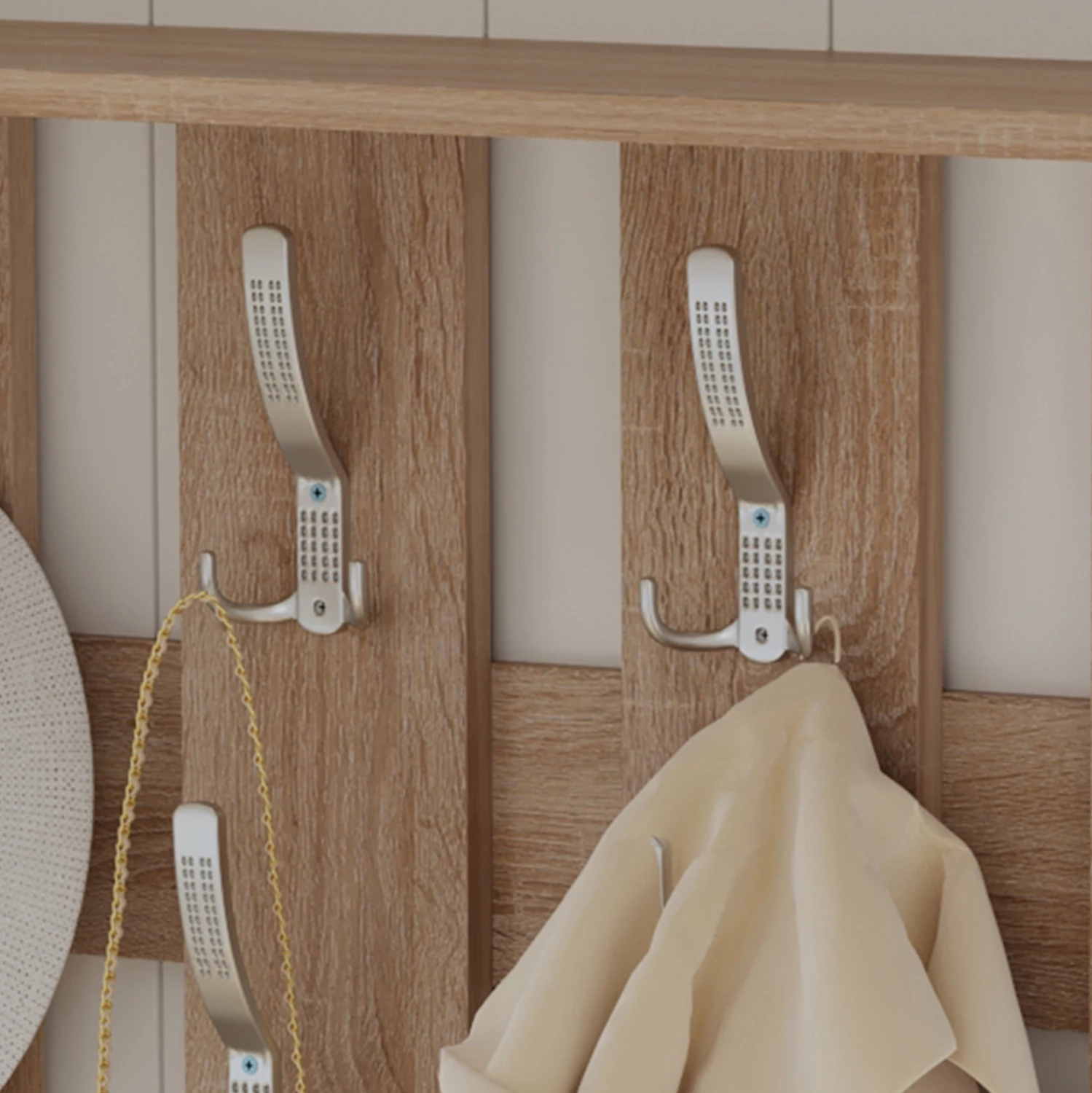 Set për hyrje me pasqyrë GORN FH2473.01 melaminë në ngjyrë Sonama 90x24x190Hcm