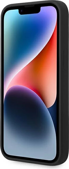 Mbështjellës Karl Lagerfeld KLHCP14MSLCTBK për iPhone 14 Plus 6.7", silikon, Choupette, zi