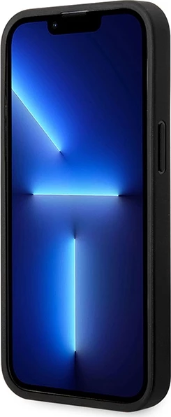 Mbështjellës BMW BMHMP14X22RFGK për iPhone 14 Pro Max 6.7", lëkurë, MagSafe, zi