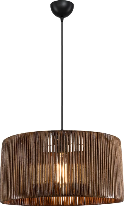 Llambë tavani një-dritëshe, ngjyrë kafe, Φ40x20cm