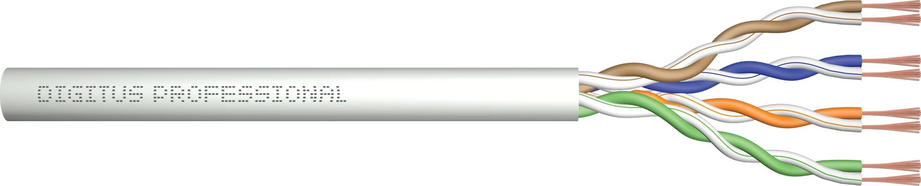 Kabllo rrjeti Digitus CAT 5e U/UTP 305m gri
