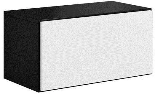 Kabinet Cama, 75x37x39, i bardhë/zi