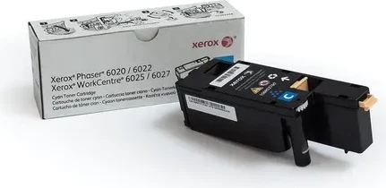 Toner XEROX 106R02760 1,000 faqe për Phaser 6020/6022 & WorkCentre 6025/6027, cian