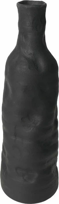 Vazo ORENDA, qeramike, e zezë, 14.3x14.3x43.7cm