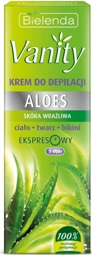 Krem depilimi për femra Bielenda Vanity Aloes, 100ml