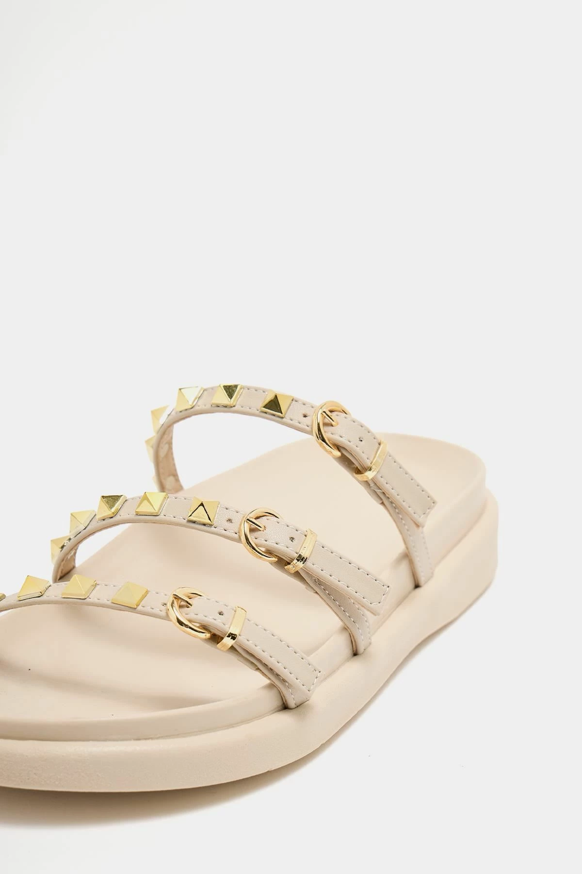 Pantofla për gra, krem, Jumeon, MK1340125YR20-003