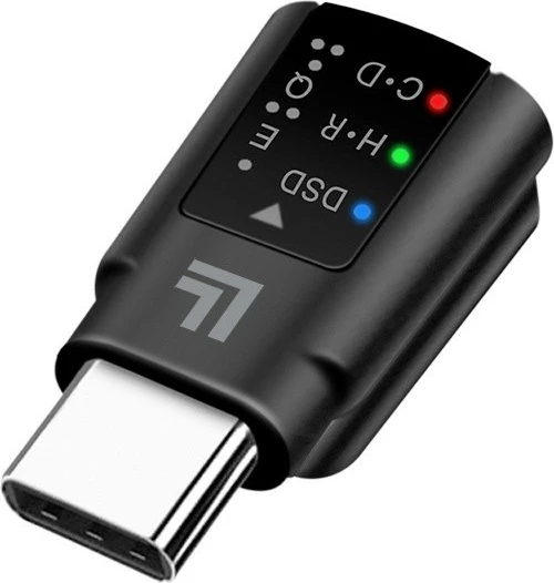 Adapter audio LogiLink KKLLIZ000UA0424, USB-C në 3.5mm, me DAC dhe EQ, Zi