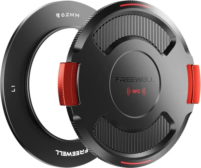 Unazë bazë me kapak për Real Locking VND, Freewell FW-L1-BL62, 62 mm, alumini, NFC, set