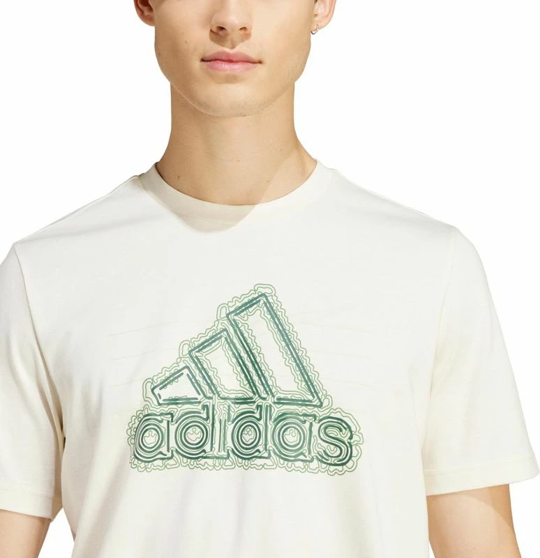Maicë adidas për meshkuj, e bardhë
