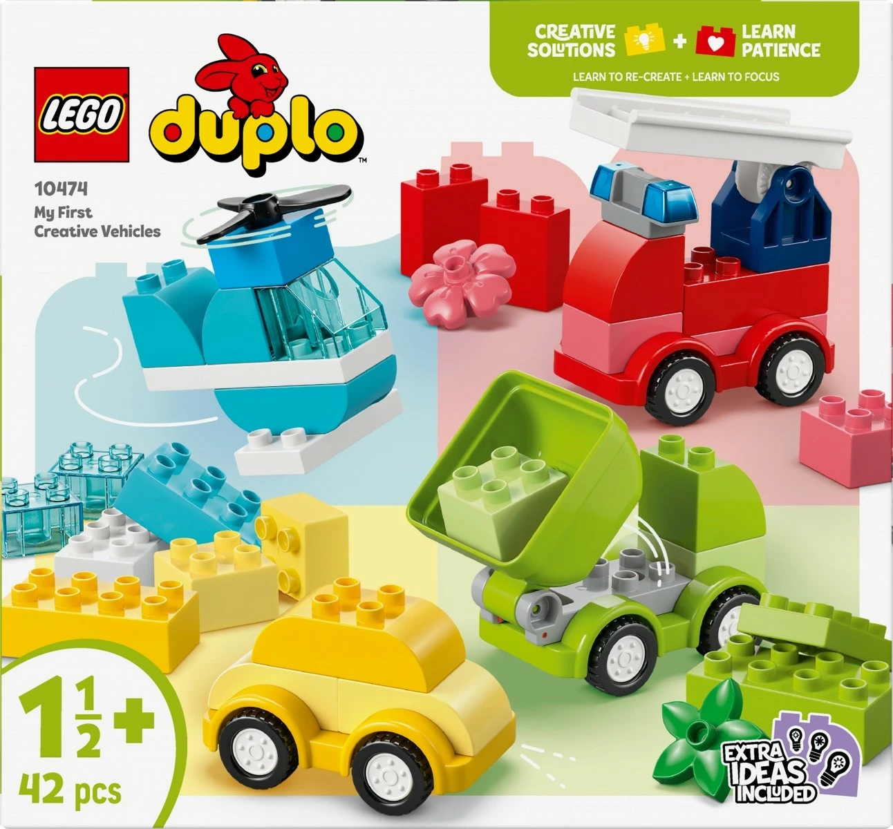 Set konstruktues LEGO DUPLO 10474 Creative Vehicles, 42 pjesë, 18m+