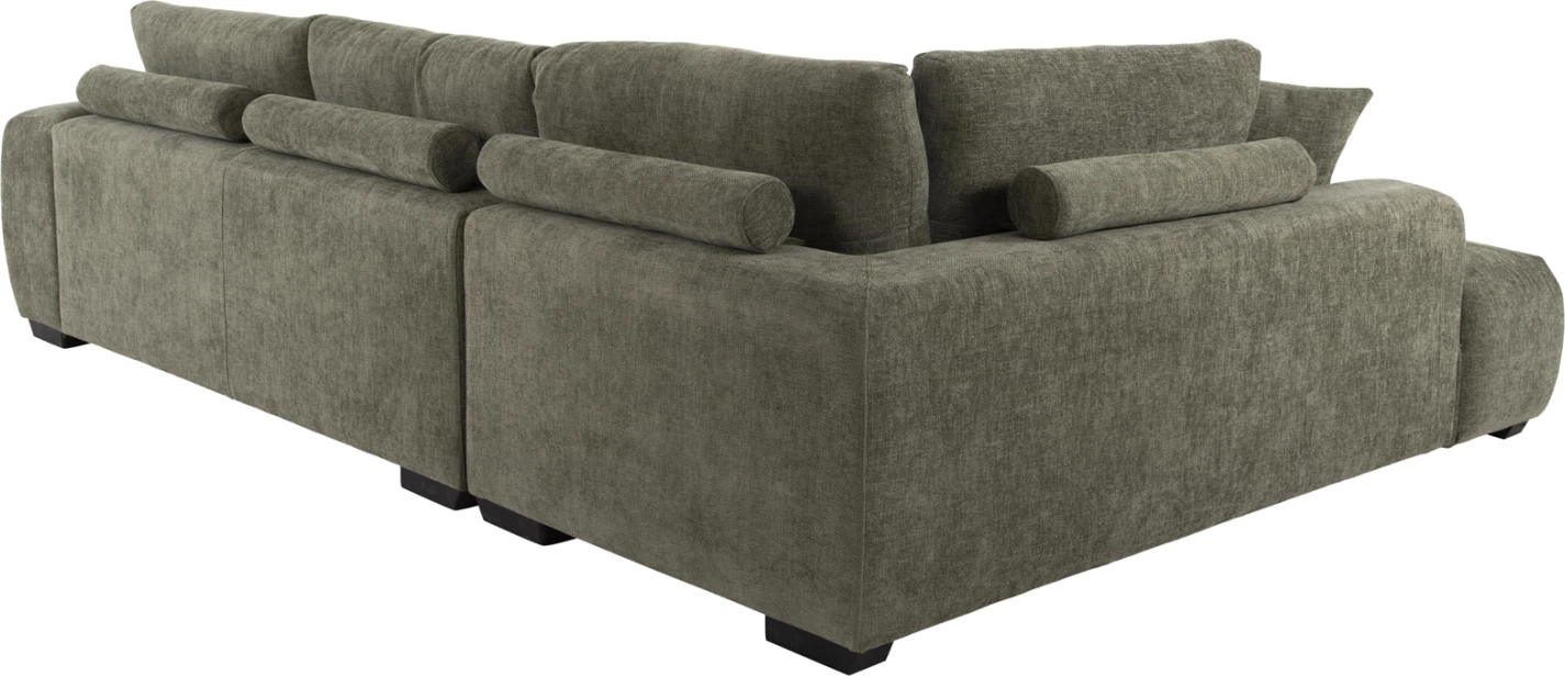 Kënd divani (majtas) COVEN FH3266.04L, pëlhurë e gjelbër, 298x102-208x85H cm