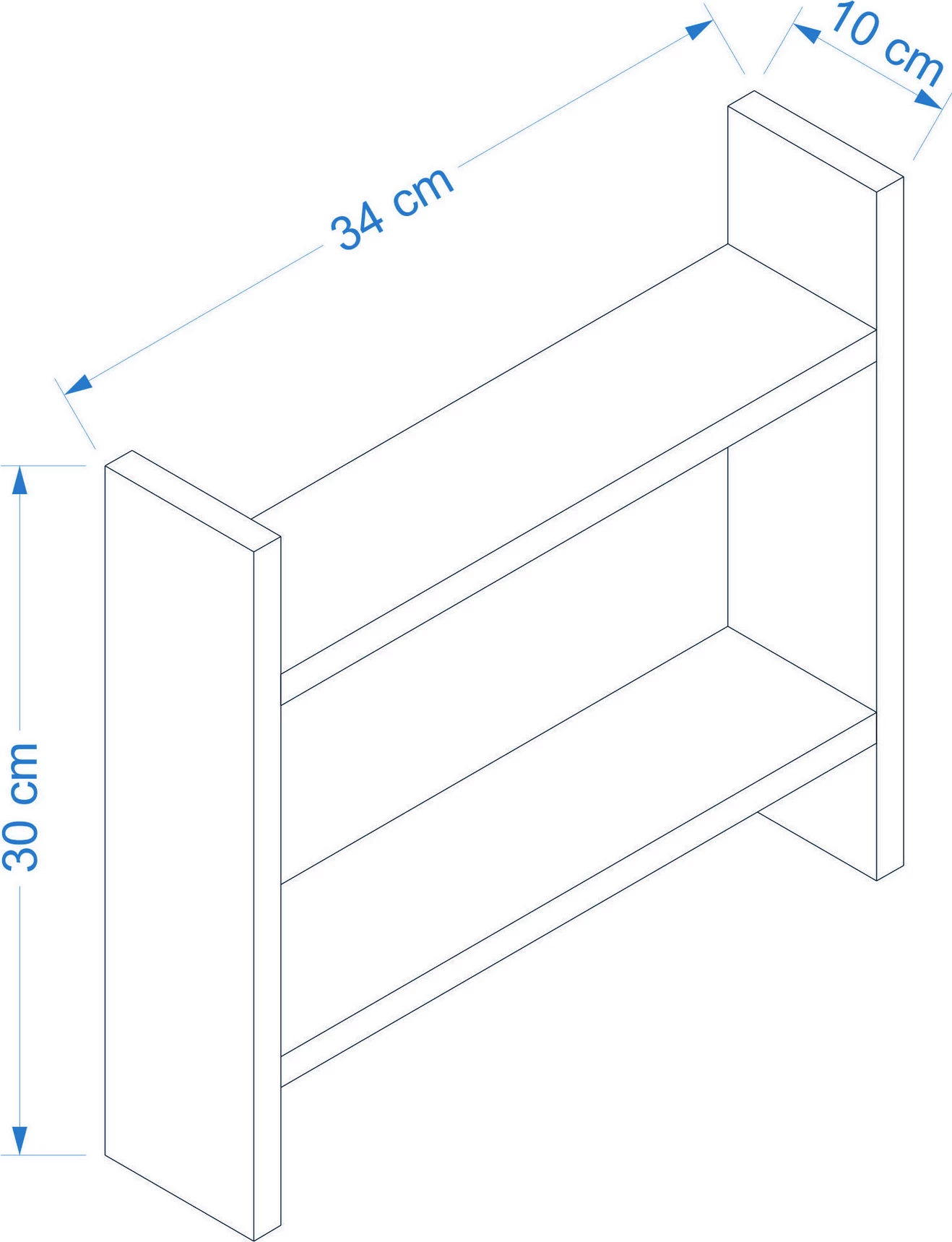 Raft kuzhine Hanah Home, ngjyrë Atlantic Pine, Denver