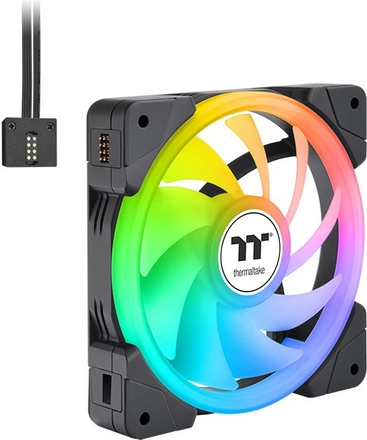 Ftohës ajri Thermaltake SWAFAN EX12 ARGB, 14 cm, i zi