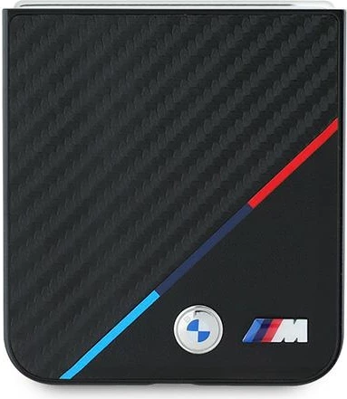 Mbështjellës BMW Carbon Tricolor për Samsung Galaxy Z Flip 6, i zi