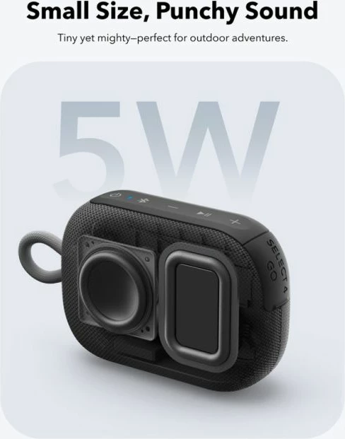 Altoparlant Bluetooth portativ Anker Soundcore Select 4 Go 5W, 20 orë, IP67, TWS, kaltër