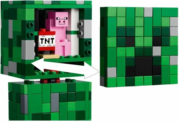 Helmetë Lego Minecraft Creeper, fëmijë