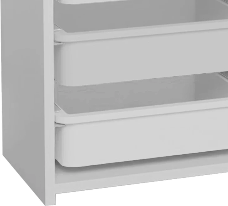 Kabinet me shporta Toily, melaminë e bardhë, 45x30x75cm