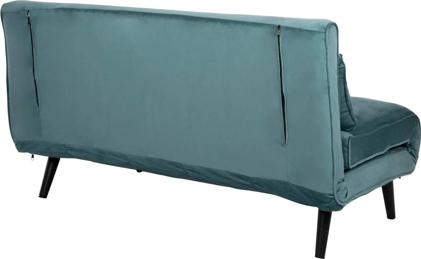 Divan për dy persona, ASMA, kadife, ngjyrë mente, 140x80x77H cm