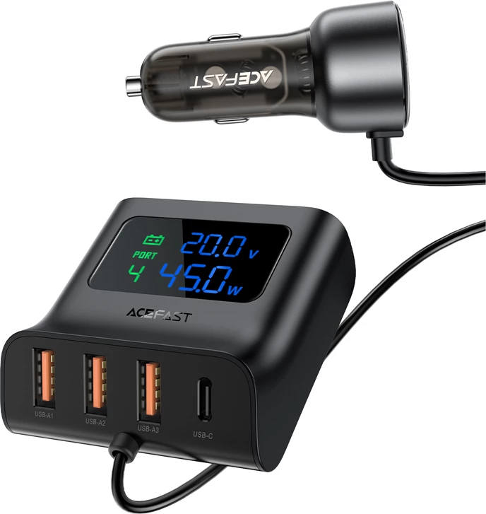 Karikues makine Acefast B11, 138W, 6 porta USB-A/USB-C, i zi