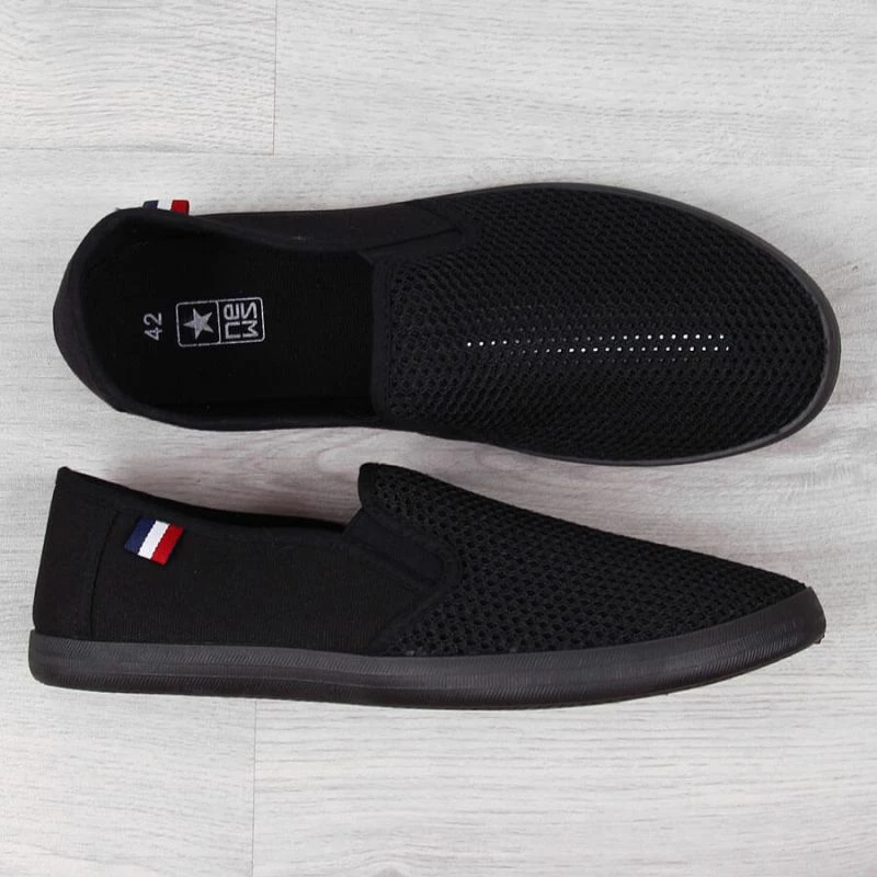 Atlete slip-on për meshkuj Yakimasport News, të zeza