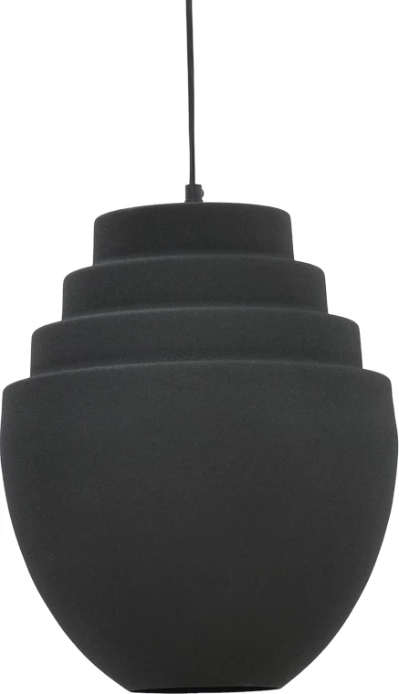 Llambë tavani Kelsy Inart E27 metal i zi D30x122cm