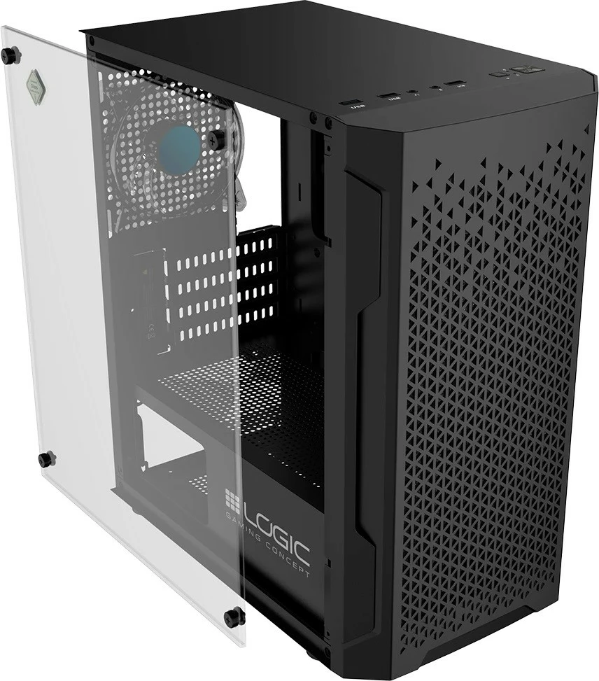 Kasë Logic Concept Aramis ARGB MINI, Micro ATX, e zezë