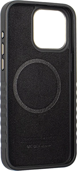 Mbështjellës Audi Genuine Leather me MagSafe për iPhone 15 Pro Max, zi e kuqe