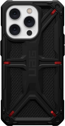 Mbështjellës UAG Monarch për iPhone 14 Pro, 5 shtresa, Kevlar, MIL-STD 810G, e zezë