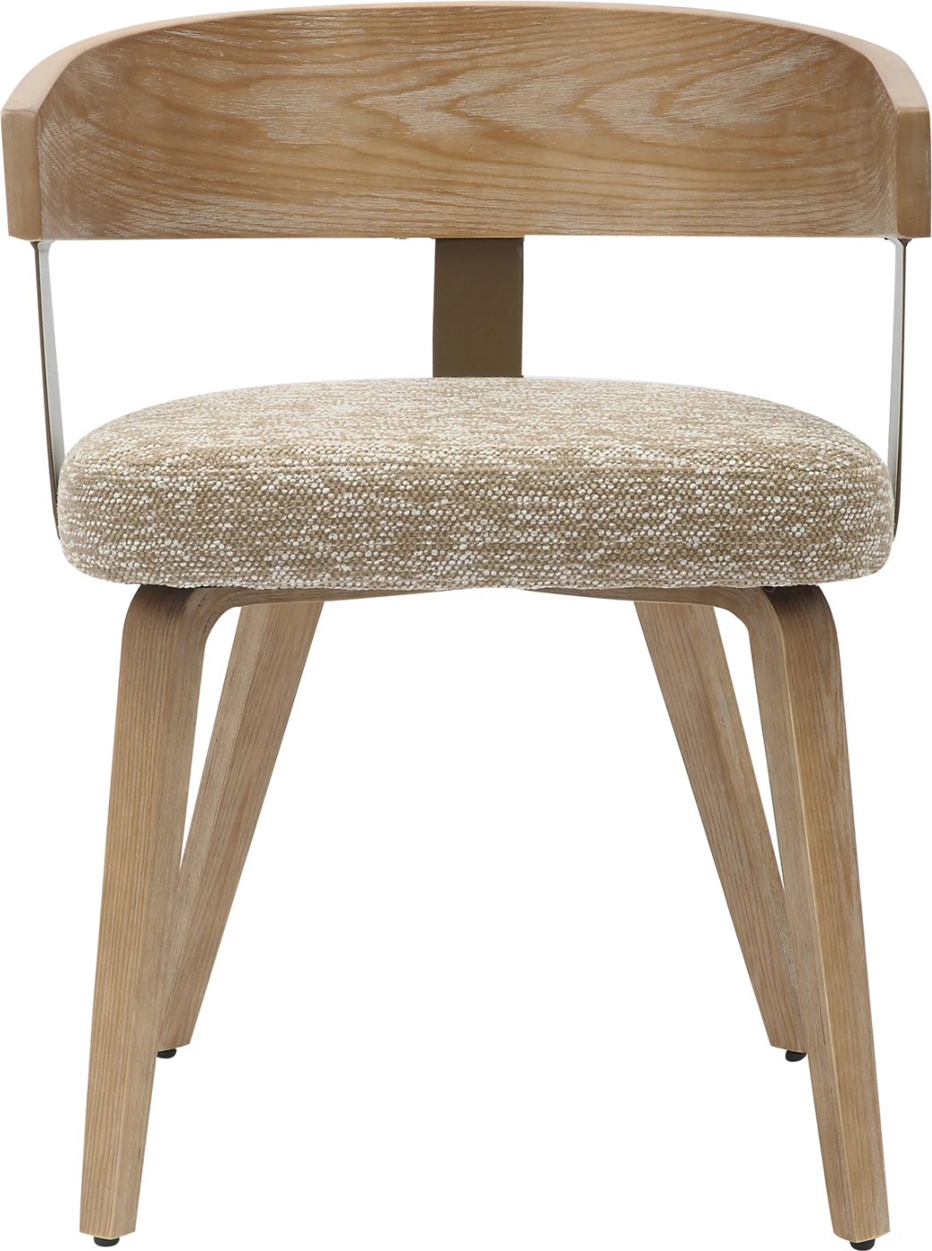 Karrige për ngrënie GALLEY FH9981.01, kornizë dhe këmbë prej druri, pëlhurë bezhë, 55,5x53,5x70H cm, set prej 2 copë