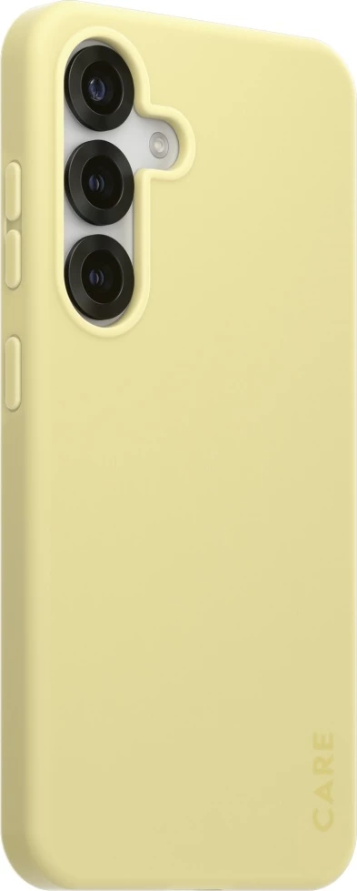 Mbështjellës PanzerGlass CARE Fashion QI për Samsung Galaxy S25, Verdhë