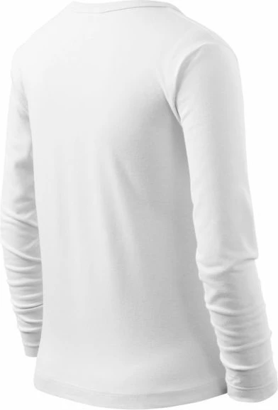 Maicë për fëmijë Malfini, me mëngë të gjata, e bardhë