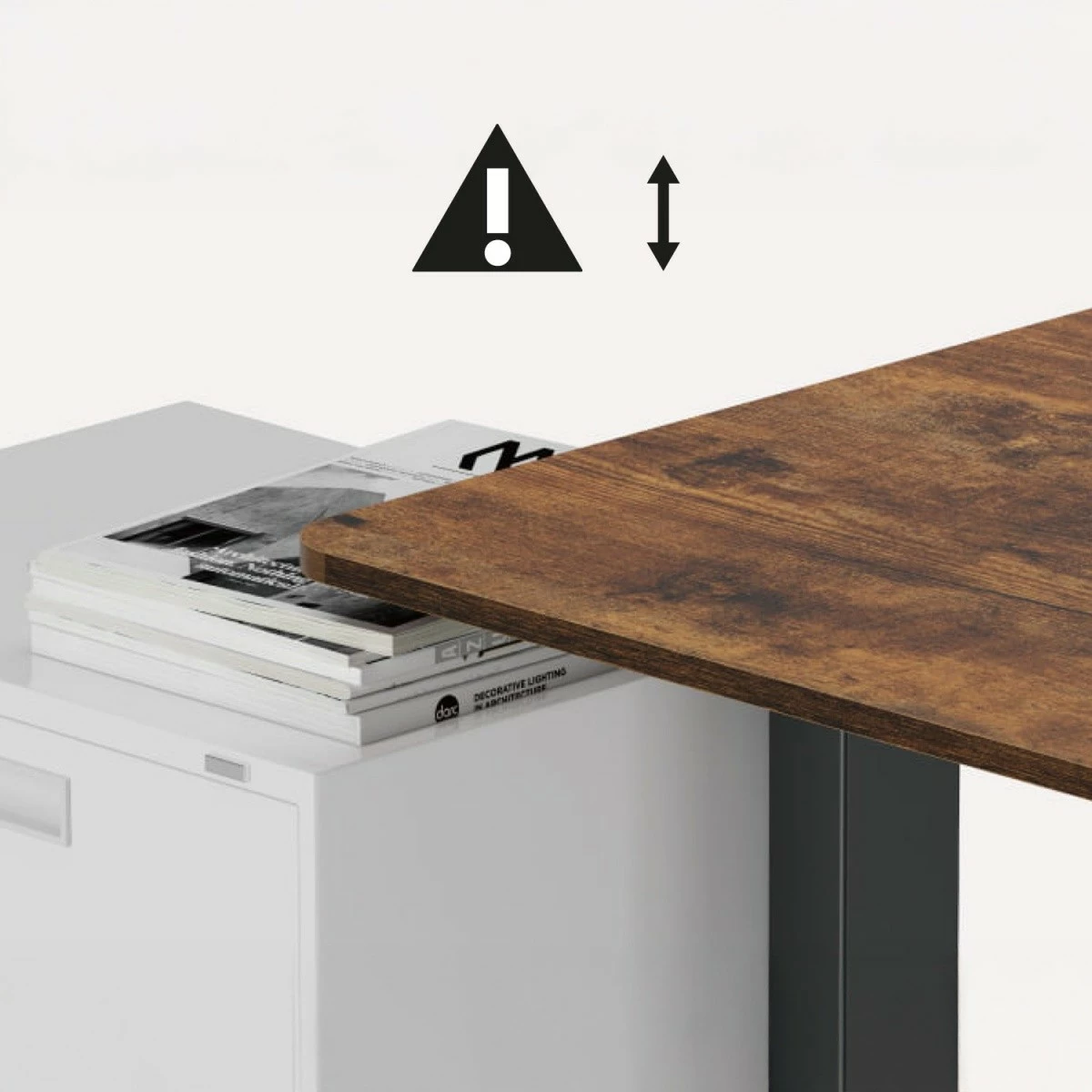 Tavolinë elektrike Ergo Office ER-400B, e rregullueshme, e zezë