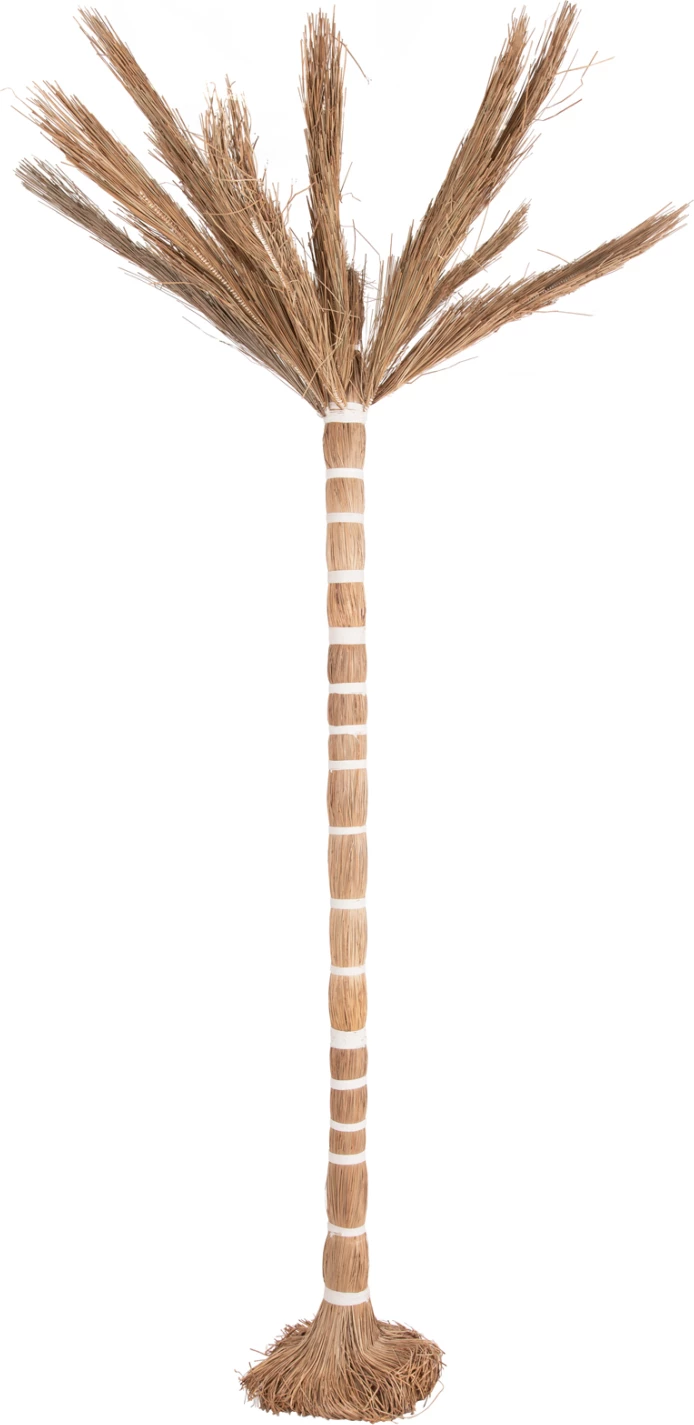 Pemë dekorative tropikale, FH4322, stil kokosi, prej bari Mendong, 360 cm