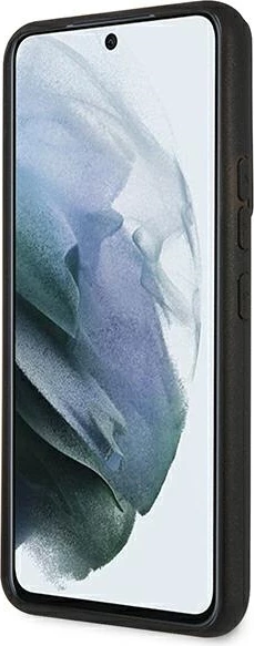 Mbështjellës Ferrari On Track, për Samsung Galaxy S22+, fibra karboni, i zi